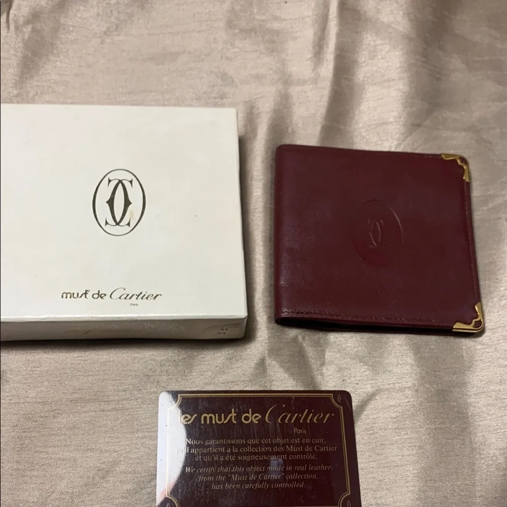Cartier Men's Brown Leather EUC